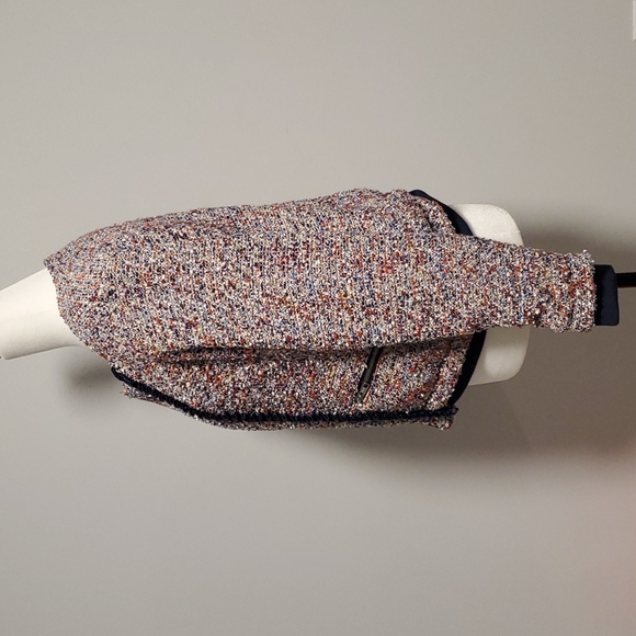 Parker Boucle and Velvet Bomber Jacket Size M - Picture 4 of 8